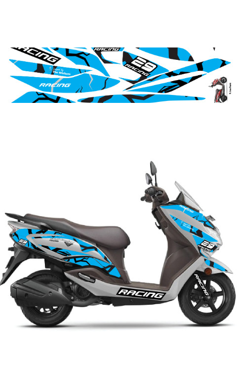 Burgman 125 Body Graphics | Burgman 125 Full Graphics